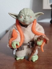 Vintage Kenner Star Wars 1980 Yoda Figure Complete with Orange Snake! HK *READ*!