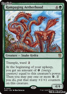 Rampaging Aetherhood NM [DRC - 15] EN