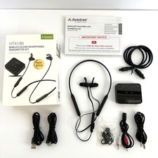 Avantree HT4186 Wireless Bluetooth TV Headphones Transmitter Set - TESTED