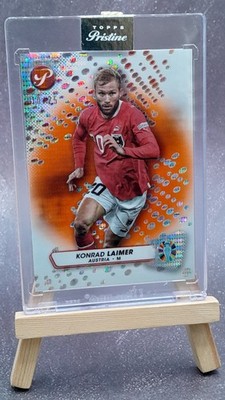 Konrad Laimer Austria Topps Pristine Euro 2024 Orange /25 Pristine Parallel