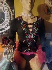 Body Suit Dance Wear Rave Outfits Bathroom Friendly Breathable Comfortable Fit M