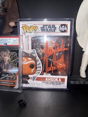 JSA Ashley Eckstein Signed Star Wars Funko Pop Vinyl Figure #464 Ahsoka