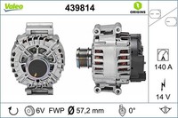 Lichtmaschine Generator Lima Valeo Origins - NEW O.E. Technologie 439814 FüR BE1