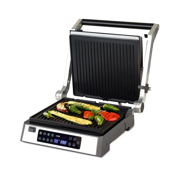 AMBIANO Kontaktgrill Tischgrill mit Touch-Display max. 2200W Top Angebot Neuware