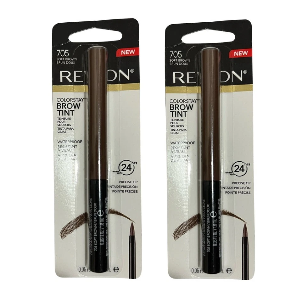 Pack of 2 Revlon Colorstay Brow Tint, Soft Brown 705 - Image 2 of 4