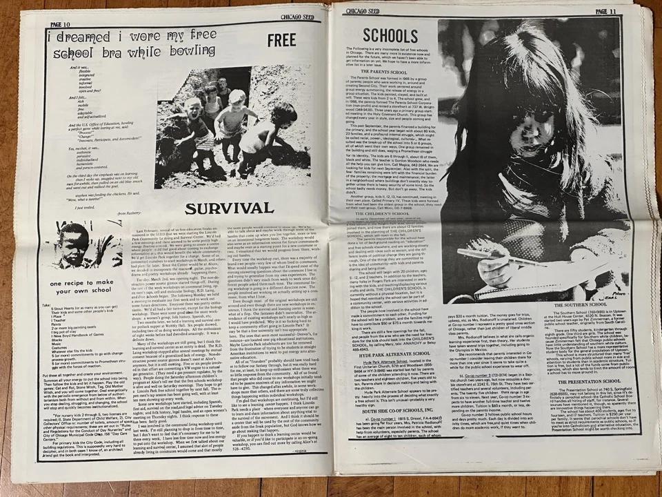 Chicago Seed Vol. 6 No. 13 Fourth Anniversary – 1970 Underground Newspaper - Image 3 of 4