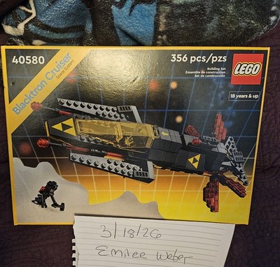 LEGO Blacktron Cruiser 40580 Complete Set 356 Pieces 18+ Space Space System