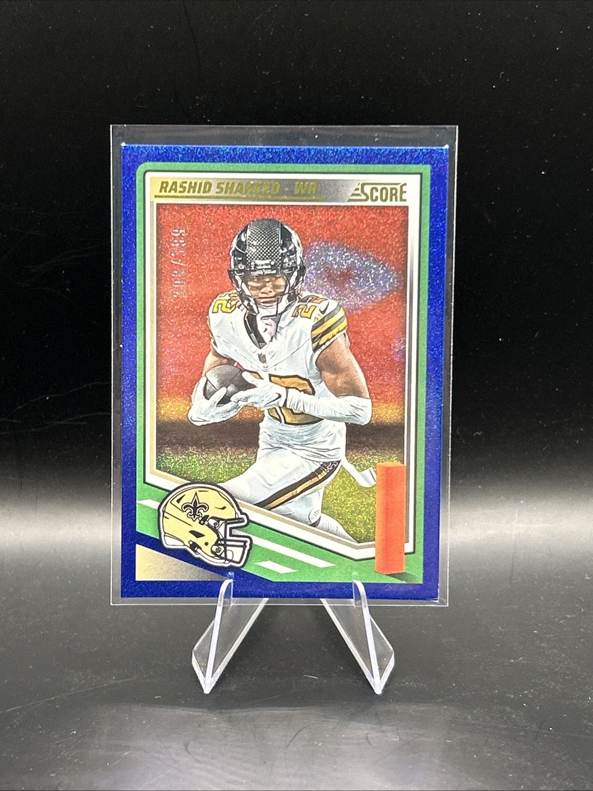 2025 Panini Score - Rashid Shaheed #191 - Blue /399