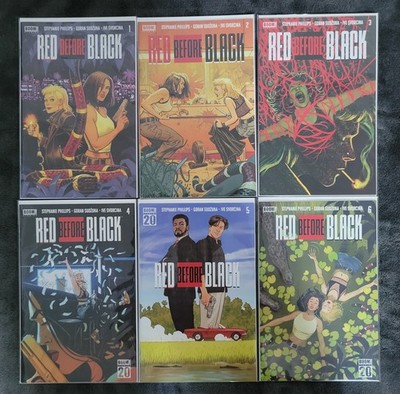 Red Before Black #1-6 Complete Series Set (BOOM!, Stephanie Phillips)
