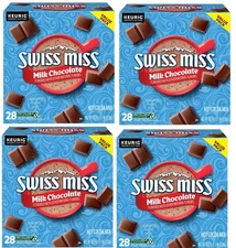 Swiss Miss Milk Chocolate Hot Cocoa 112 K Cups Value Pack Best By 5/23/25