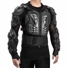 Motorcycle Full Body Armor Motorbike Jacket Spine Chest Cycling Racing Protector