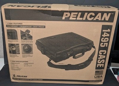 New Genuine Pelican 1495 Case With Removable Foam And Code Lock