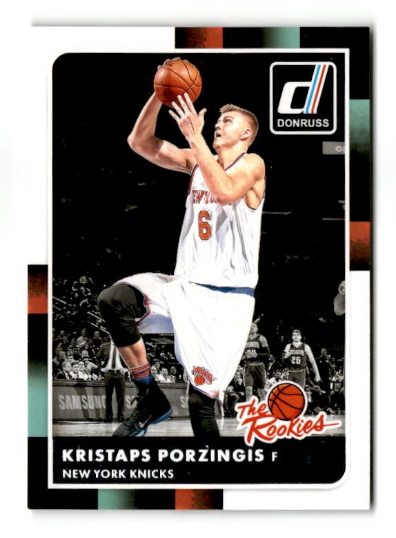 2015-16 Donruss #32 Kristaps Porzingis The Rookies