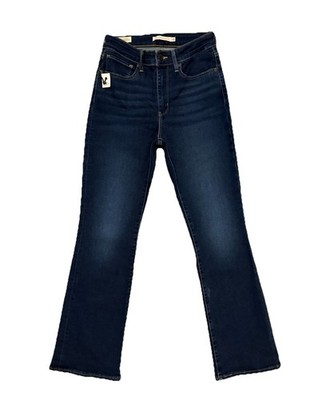 Levi s Damen Jeans 725 High Rise Bootcut - blau / rinsed - W28 / L30