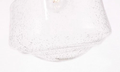 Elegant Lighting LD6240 Lyle 1 Light 11"W Semi-Flush Ceiling - Black - Picture 4 of 5