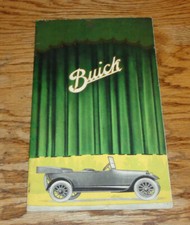 Original 1917 Buick Six Cylinder Deluxe Sales Brochure 17 Roadster Touring Coupe