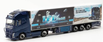 HERPA - VOLVO FH GL 4X2 Semi Kühlanhänger XL 3-Achser IFL KÖLN - 1/87 - HER31...