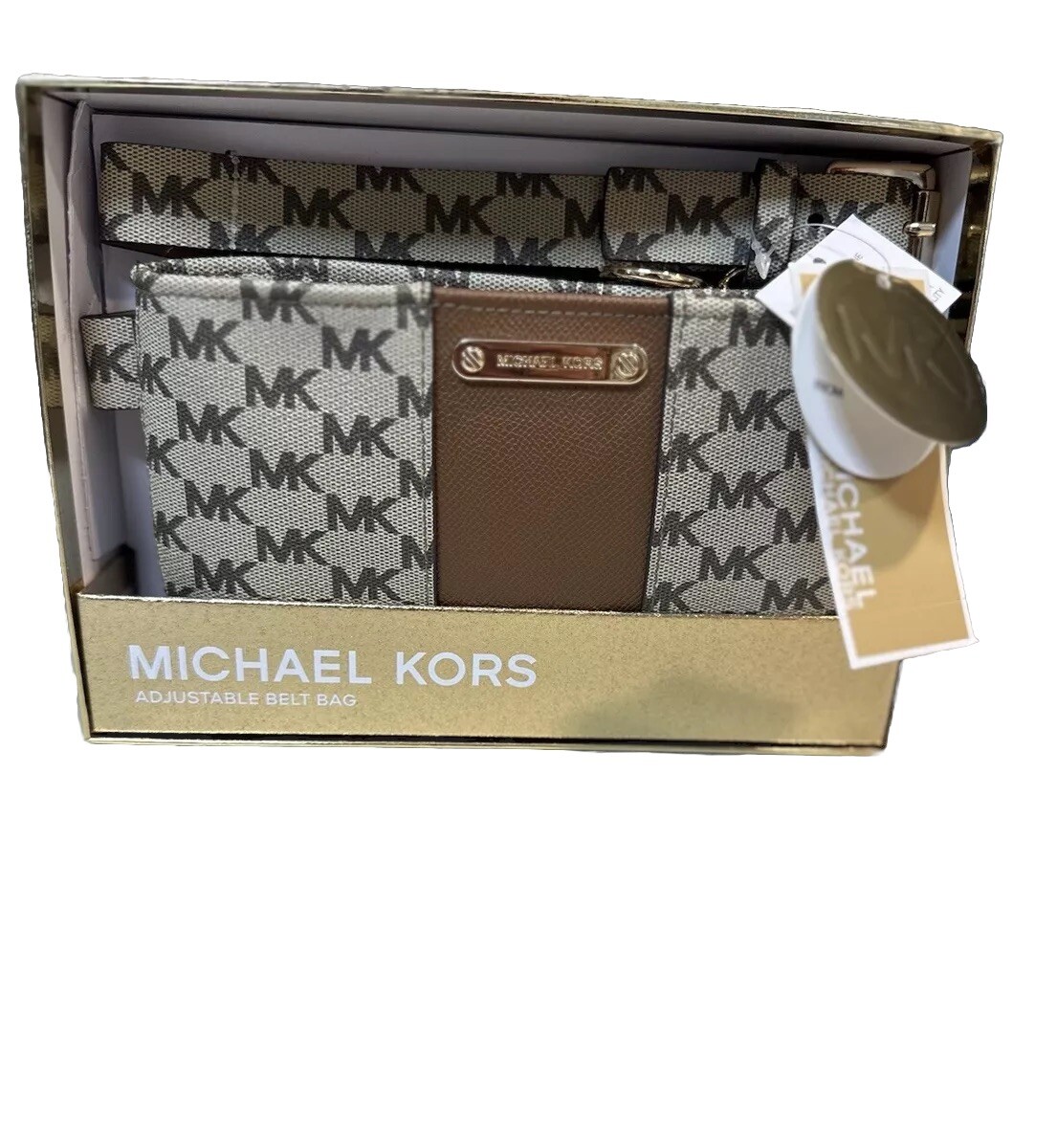 MICHAEL KORS BELT WALLET Size L/XL NWT. Michael Kors | Bags | Michael Kors Adjustable Belt Bag  main image 3