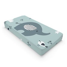 Baby Elephant Changing Pad Cover, Gender Neutral, Elephant Theme Nursery