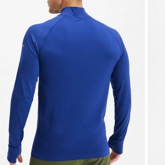 fabletics the training day quarter zip long sleeve shirt