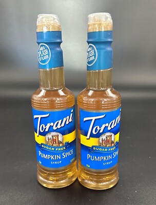 Torani Pumpkin Spice Syrup Sugar Free fl oz Lot of Coffee
