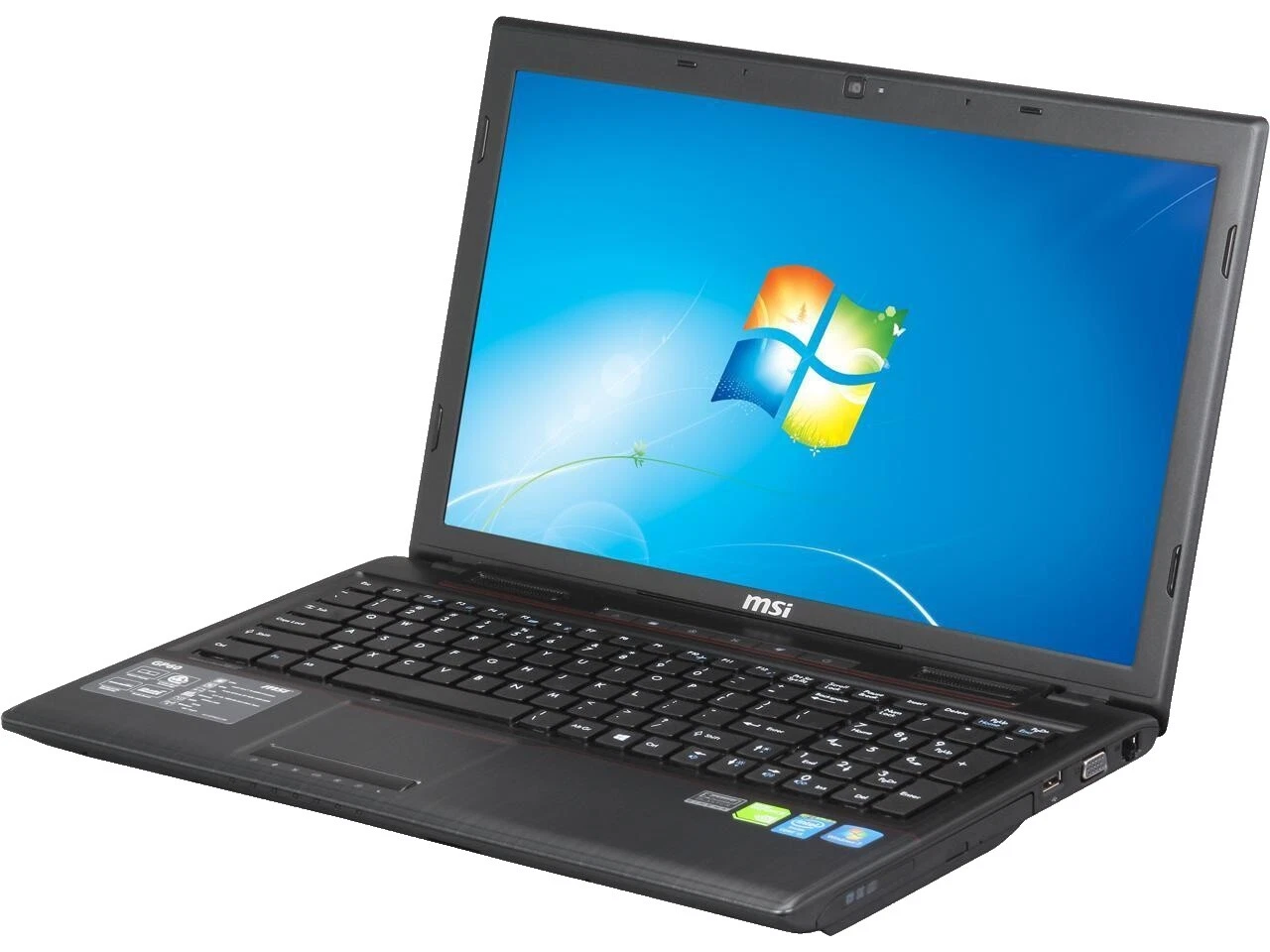 Laptops MSI Windows 7 Notebooks/
