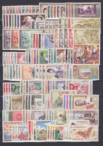 LAOS 1951-1975 Collezione Completa "Periodo Francese"