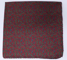 Silk pocket handkerchief made in Italy