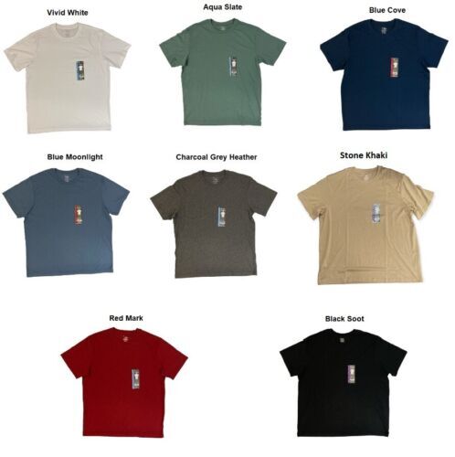 Member's Mark Soft Wash Gray Pocket Men's Knit T-Shirt XXL Cotton