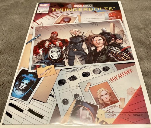 Thunderbolts #1 2025 NM Regal Exclusive Promo Dossier 1st App of Team in comics
