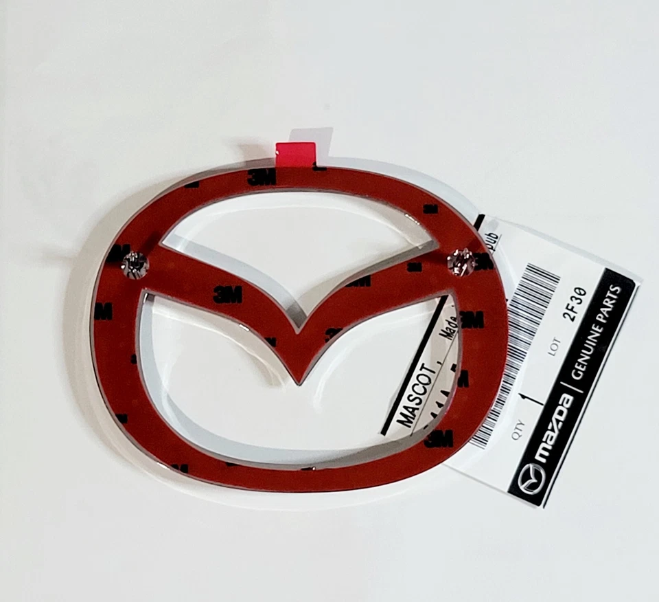 NUEVO MAZDA MILLENIA PROTEGE 5 EMBLEMA DELANTERO REJILLA MONTADO CROMO 2001 2002 2003 Foto 2 de 2