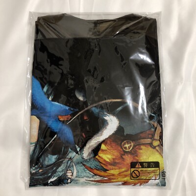 FINAL FANTASY XIV GEEKS RULE 15 SILKSCREEN PRINTING T-shirt Size