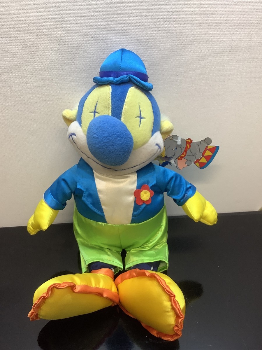 Disney Store Dumbo Plush Circus Clown Soft Toy Collectable Rare 11