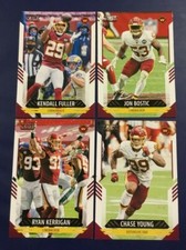 2021 Score #82 #83 #84 #86 Fuller, Bostic, Kerrigan, Chase Young Lot 4