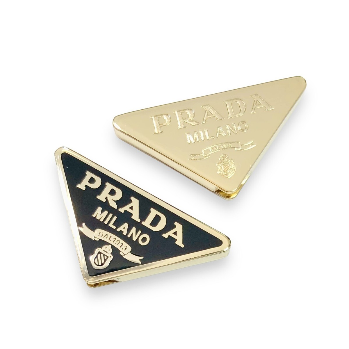 PRADA ノースリーブポロシャツ カーキ×ブラック　S PRADA プラダ 23年製 トライアングルプレート ポロシャツ 半袖