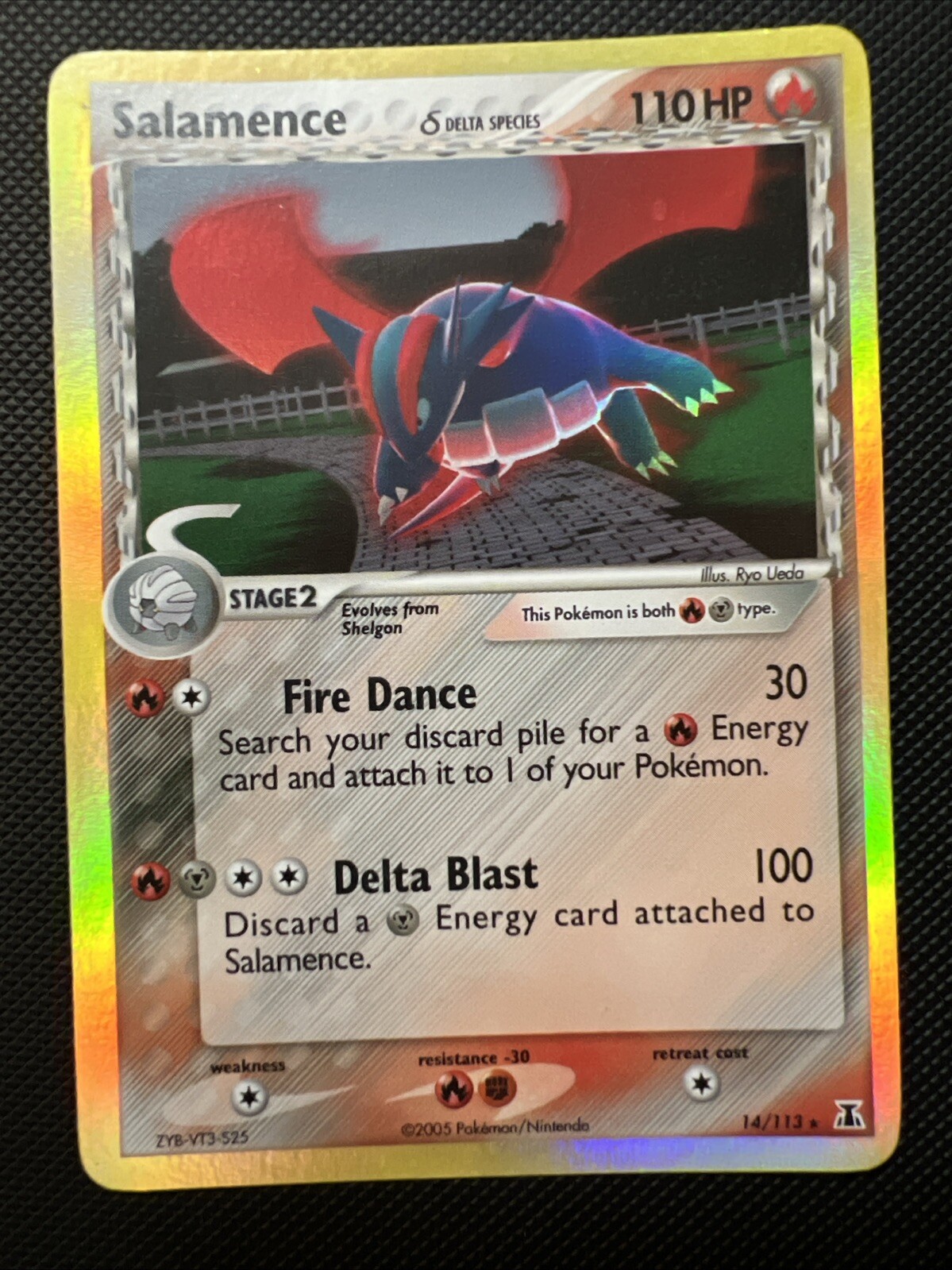 Pokemon Salamence 14/113 - EX Delta Species - Holo Rare - NM