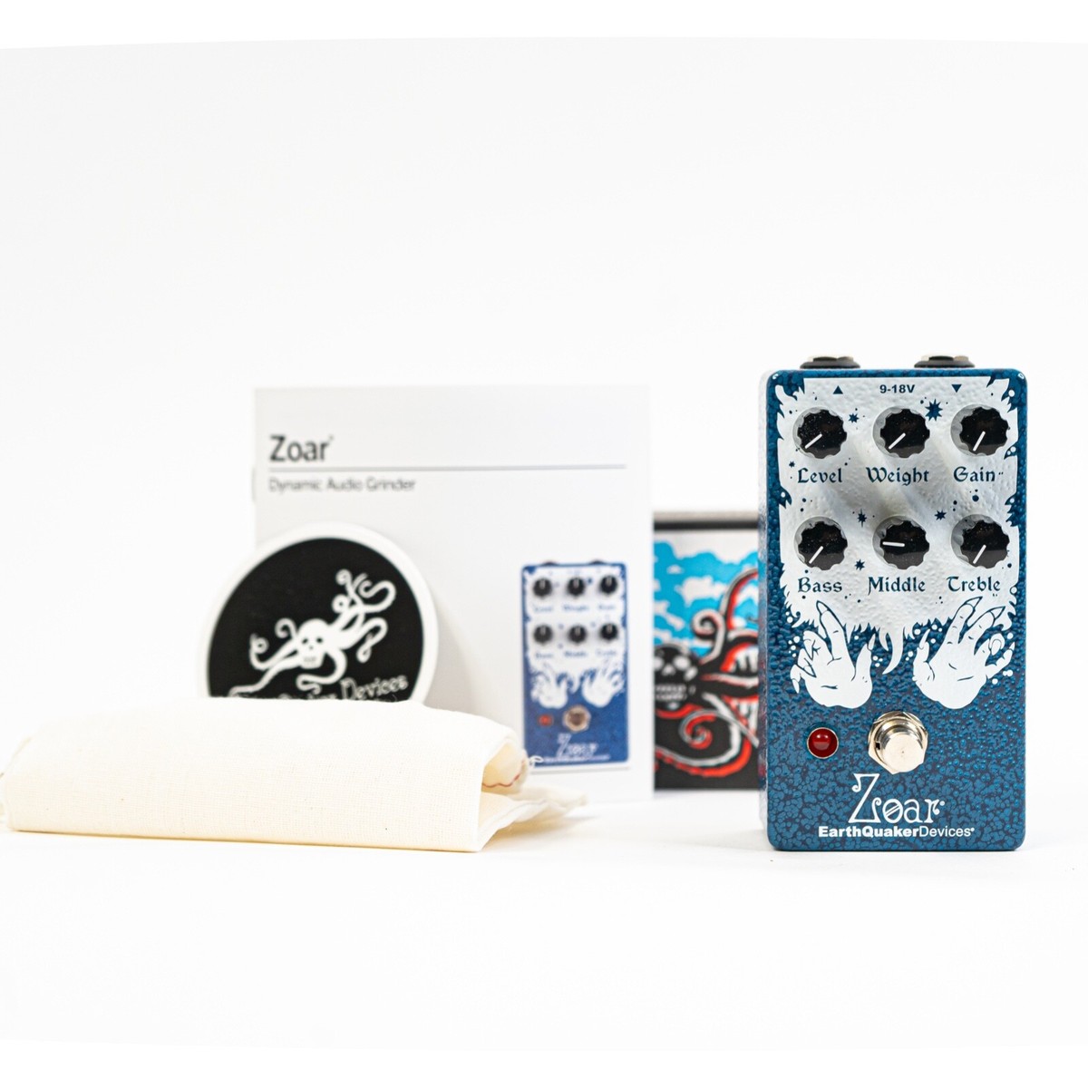 EarthQuaker Devices Zoar Dynamic Audio Grinder Distortion Effect 