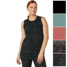 Rothco Women’s Sleeveless Essential Tank Top - Everyday Muscle Workout Shirt