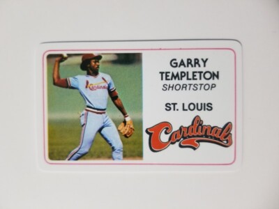 GARRY TEMPLETON 1981 PERMA-GRAPHICS SUPER STAR #10 ST. LOUIS CARDINALS