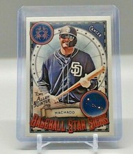 2019 Topps Allen & Ginter Baseball Star Signs #BSS-50 Manny Machado Padres