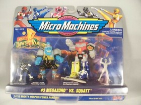 #3 MEGAZORD VS. SQUATT Power Rangers Micro Machines Set