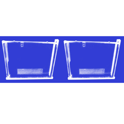 2PCS SLIDE PLATE PLASTIC BOBBIN COVER Passt für Kenmore 385.18841, 385.1884180+