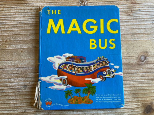 The Magic Bus, Maurice Dolbier, Tibor Gergely, 1948, Vintage Kids Book - 第 1/6 張圖片