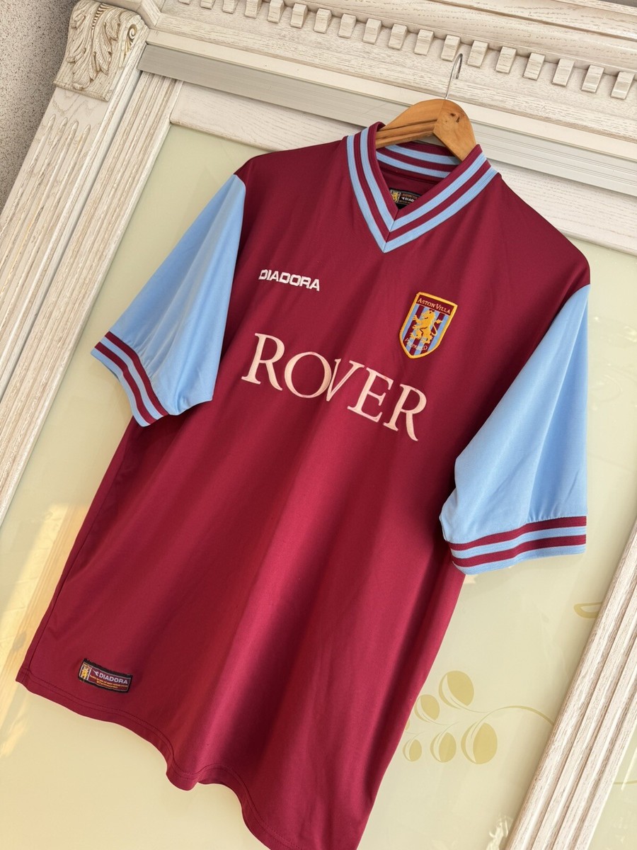 Vintage Aston Villa 2002-2003 Home Soccer Jersey Football Kit