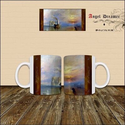 TASSE TASSE William Turner Die letzte Reise des Kühnen Kunstwerk Aquarell