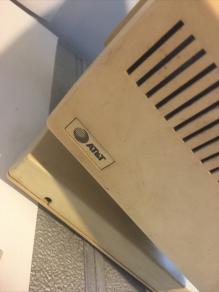 AT&T Vintage desktop computer PC PC6300 Keyboard-Monitor -Read ...