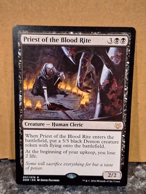 Priest of the Blood Rite Duel Decks: Nissa vs. Ob Magic the Gathering MTG Nice!