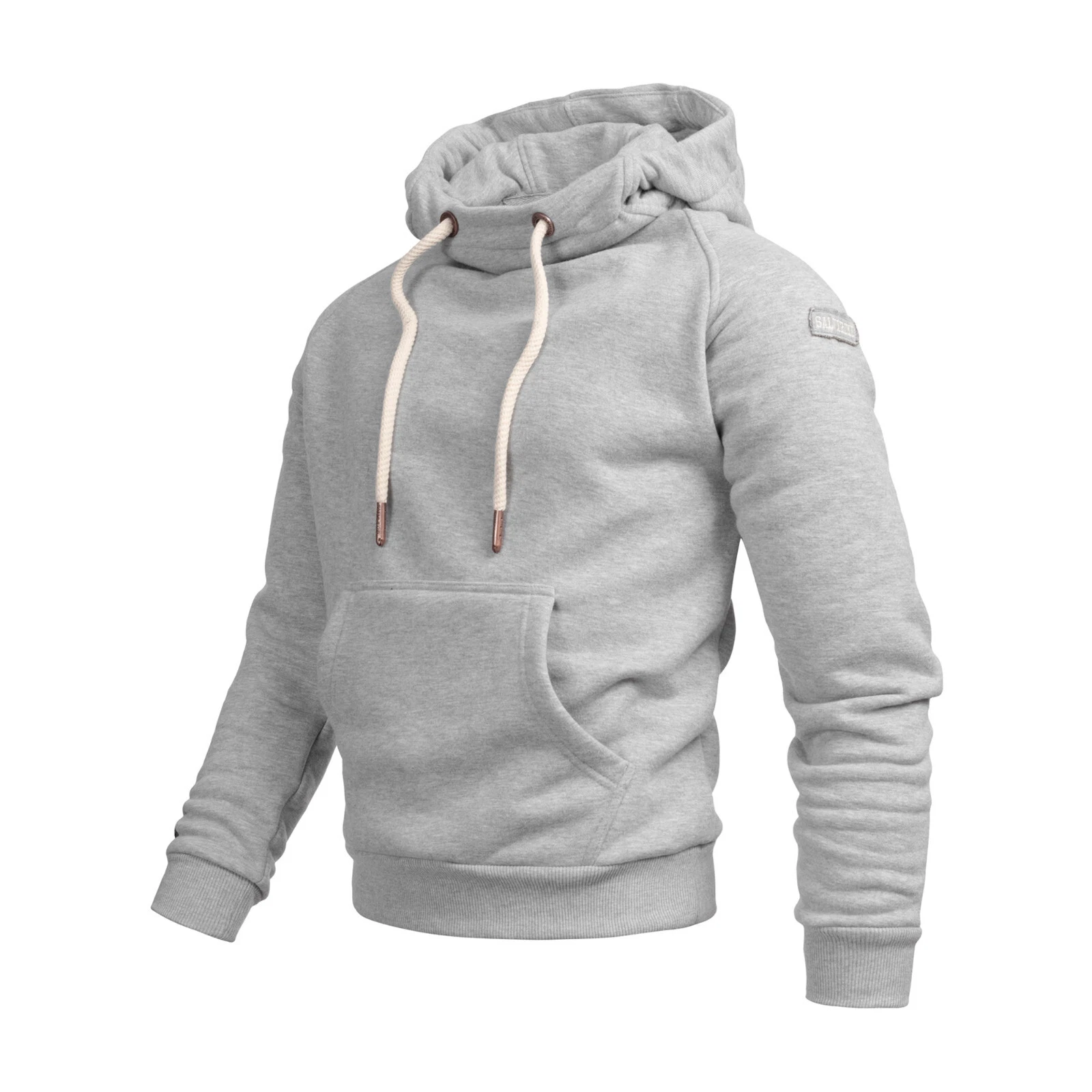 SACAI Felpa uomo con cappuccio felpa grigio chiaro M P19 R3 B