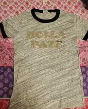 VICTORIA'S SECRET PINK "HOLLA DAZE" BLING TEE SIZE XSmall MSRP $32.95