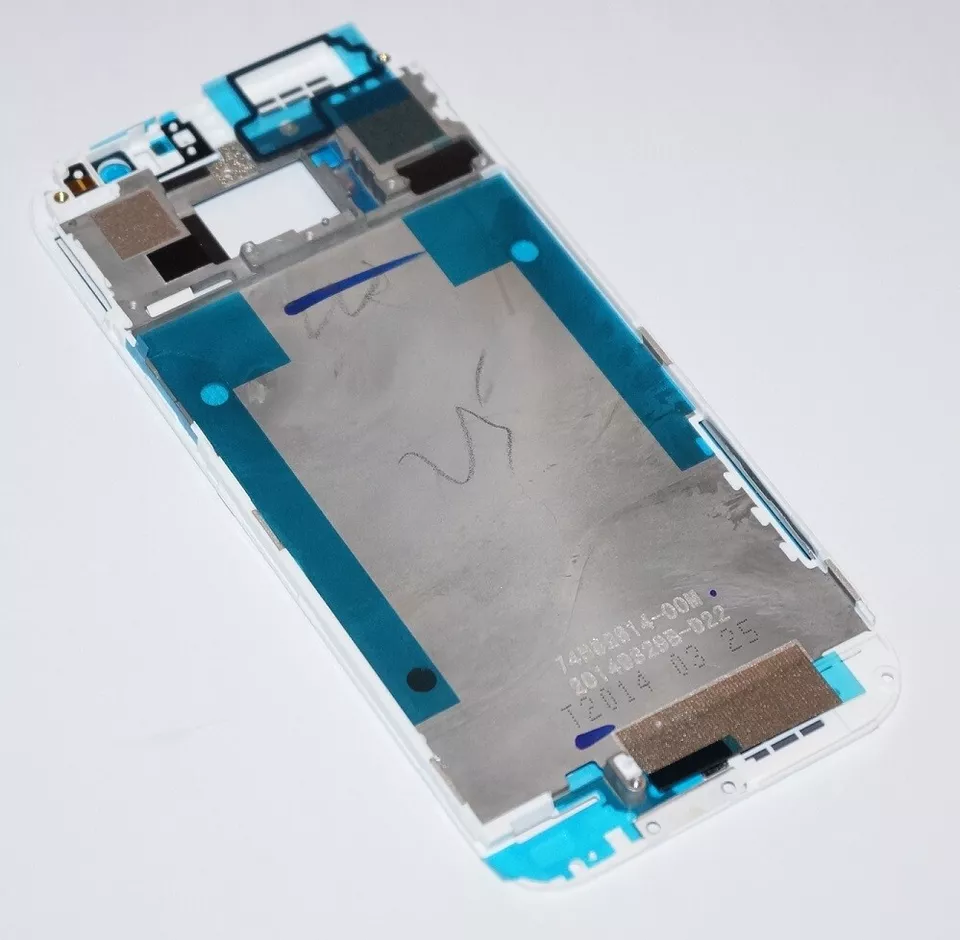 Htc M8 Display Frame Lcd Support Frame White Silver Glacial Silver - Image 2 of 2